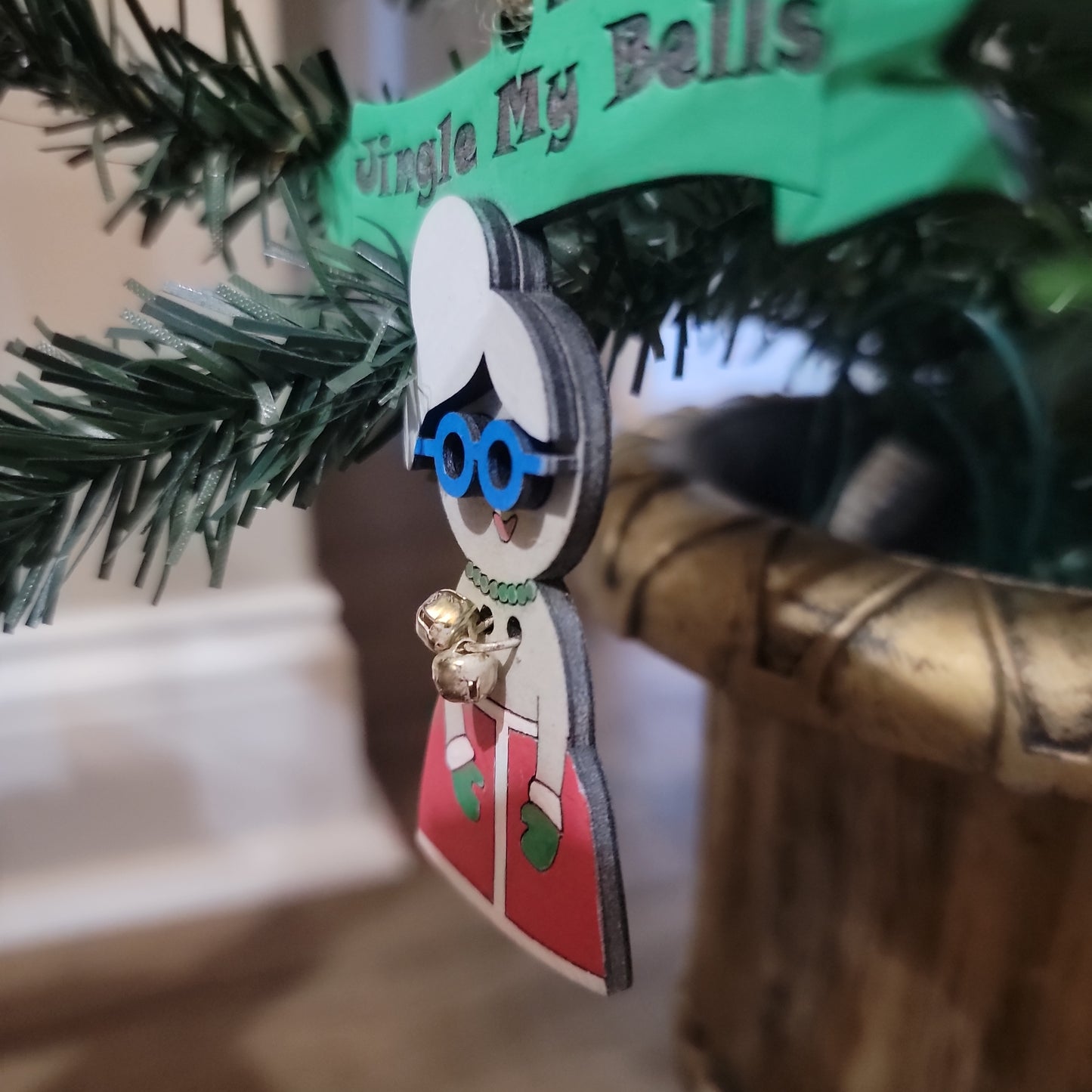 Mrs. Clause Christmas Ornament