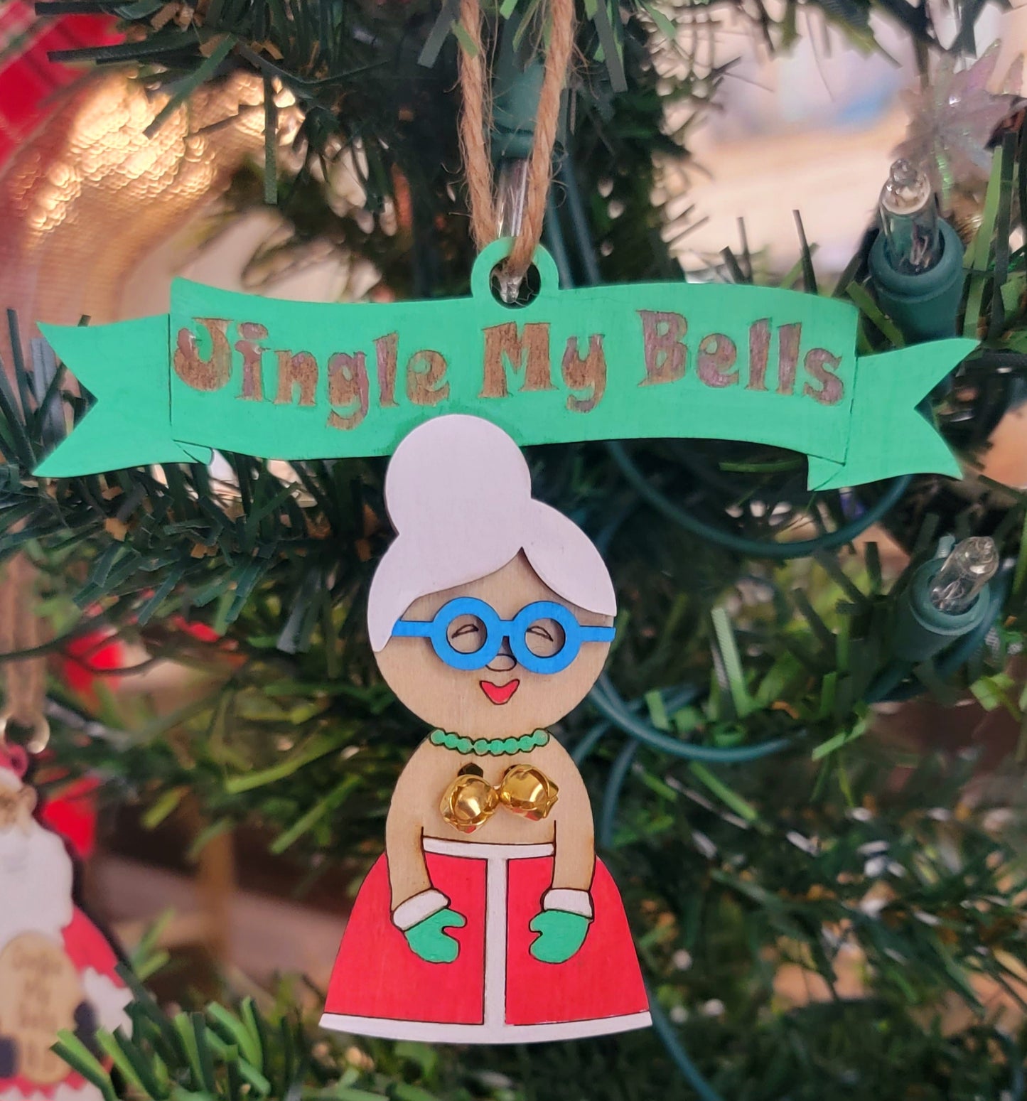 Mrs. Clause Christmas Ornament