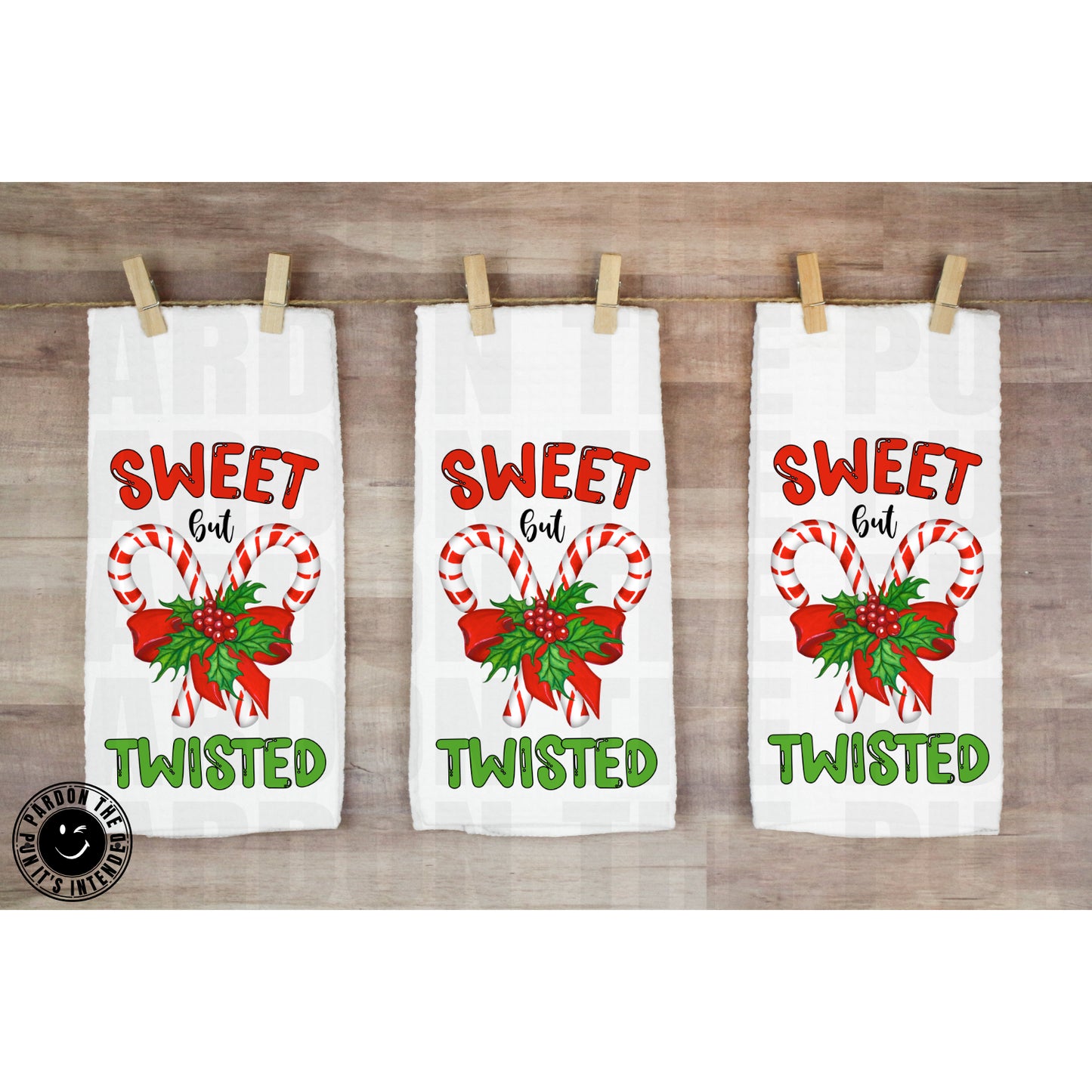 Sweet But Twisted Tea Towel