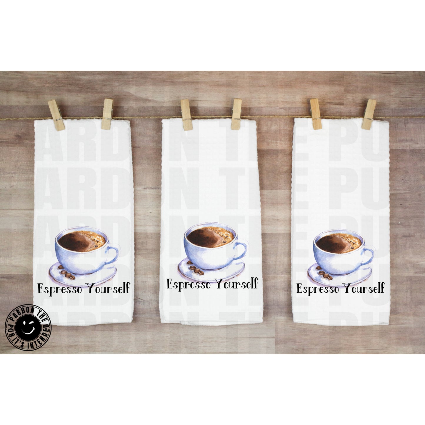 Espresso Yourself Tea Towel