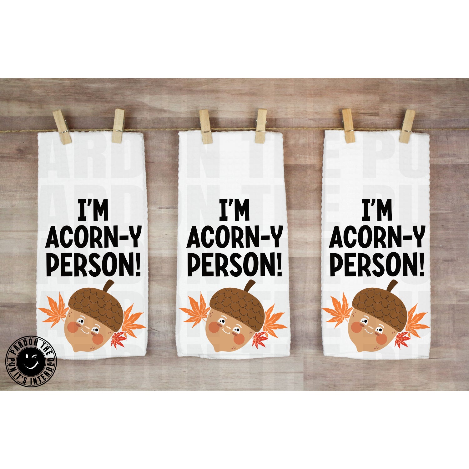 I'm A Corny Person Tea Towel
