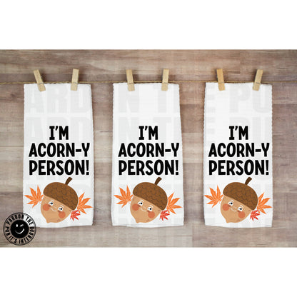 I'm A Corny Person Tea Towel
