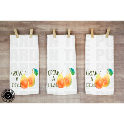 Grow A Pear Tea Towel