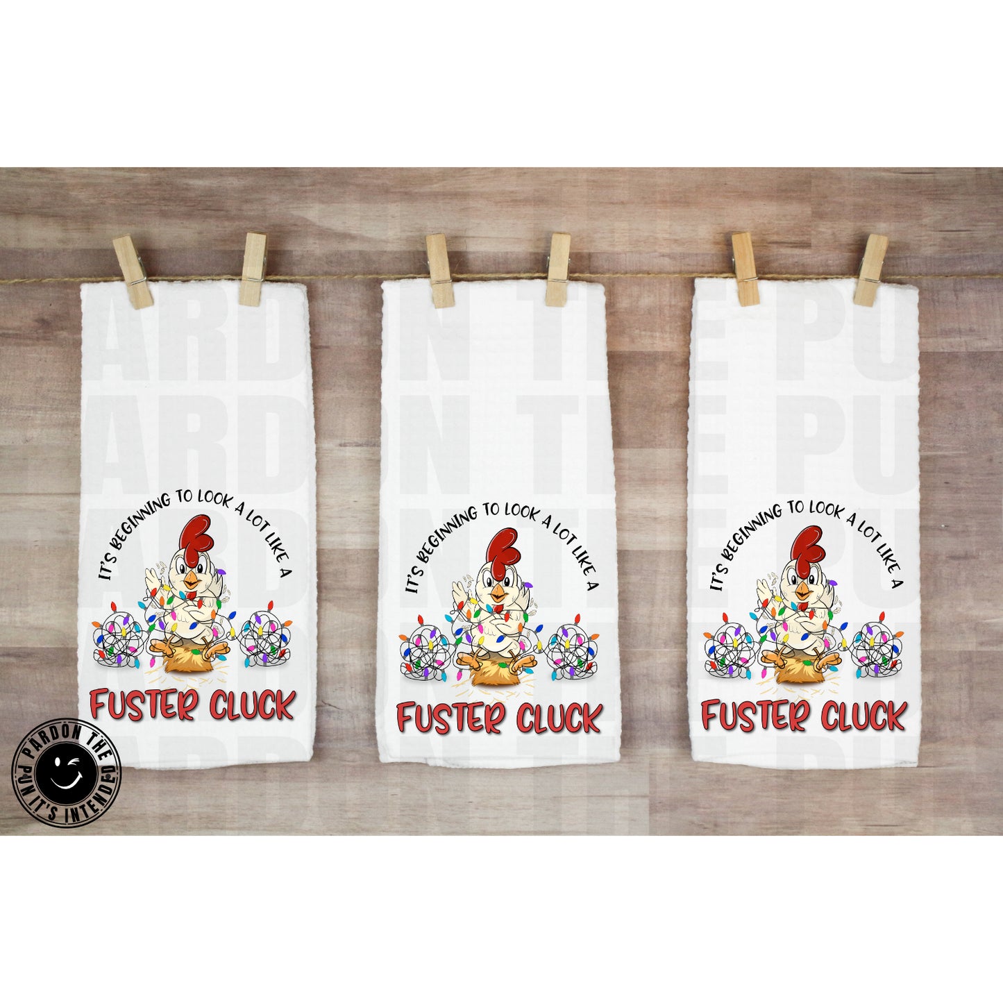 Fuster Cluck Tea Towel